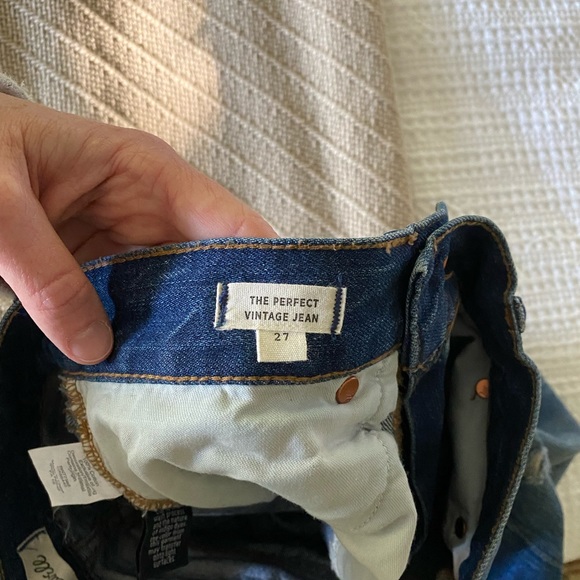 Bundle Madewell : Top Twist Et Short Jean Taille XS/27 - Occasion Très Bon état